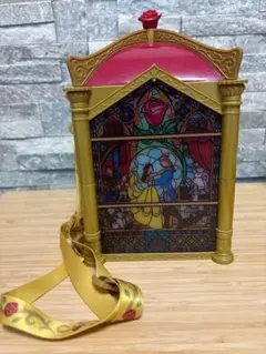 ディズニー ポップコーン バケット 美女と野獣 ステンドグラスデザイン