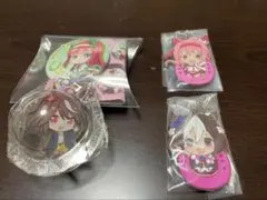 ウマ娘　ラバーストラップ、キーホルダー、缶バッジ