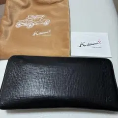 人気✨Kitamura 2 長財布 ブラック 牛革 日本製のサムネイル