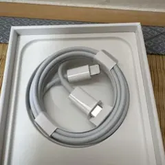 ③Lightningケーブル USB-Cコネクタ ホワイト★純正★