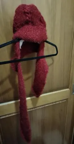 ★ イヤーマフラー ニット キャップ