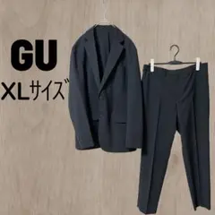 GU ジーユー ウォッシャブル スーツ セットアップ 上下セット XL