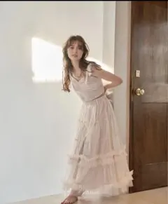 treat ürself チュールスカート