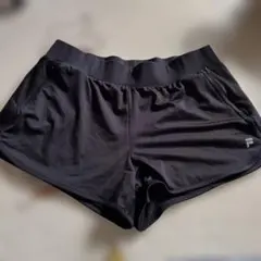 FILA フィラ スポーツ ランニング ショートパンツ 黒 Lサイズ レディース