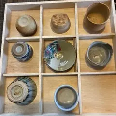陶器製お猪口8個セット