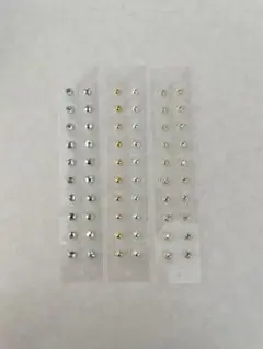 耳つぼジュエリー60粒セット♡一粒デザイン5mmと3mmデザイン