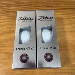 【新品未開封】Titleist PRO V1x ゴルフボール 2箱セットのサムネイル