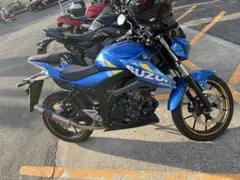 Suzuki GSX-S125 ブルー カスタムマフラー
