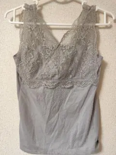 AZUL by moussy レースタンクトップ グレー Мサイズのサムネイル