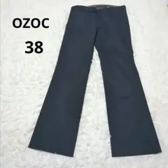 オゾック ボトムス パンツ ストレート ブラック【38】カジュアル シンプル