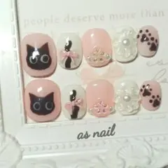 No.19 黒猫ガーリーフラワー