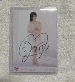 イコラブ　大谷映美里　生写真　直筆ヒキ 2025 July
