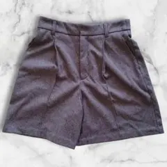 GU ジーユーブラッシュドジャージーショートパンツ ダークグレー Mサイズ