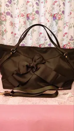 ✨M’S☆GRACY✨リボン付き黒トートバッグ❤️