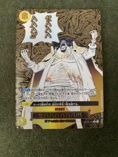 ワンピースカード ゼハハハハハ!!! 黒ひげ 箔押し Rパラレル 決戦の刻