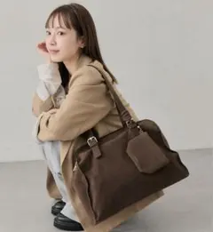 ステッチラインボストンbag