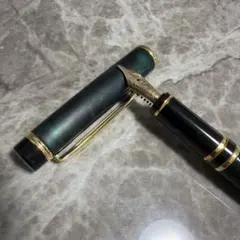 Pelikan　ペリカン　M200　グリーンマーブル　旧型　M-nib　雛2羽 Pelikan ペリカン M200 グリーンマーブル 旧型 M-nib 雛2羽 - メルカリ