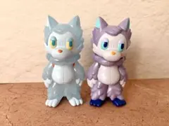 おおかみくん ICE GALAXY PURPLE ソフビ フィギュア　2点セット おおかみくん ICE GALAXY PURPLE ソフビ フィギュア 2点セット - メルカリ
