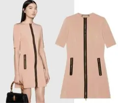 【超美品】22SS GUCCI グッチ ミニワンピース ジップアップ