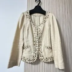 チェスティchesty☆ビジューサマージャケット ベージュサイズ1リネンのサムネイル