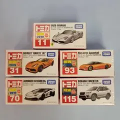 【初回特別仕様】2019年発売　トミカ5台セット　まとめ売り