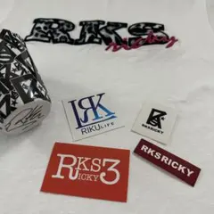 RKS RICKY ロゴ Tシャツ　メラミンカップ　サイン入り　リクスリッキーS