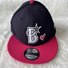 ニューエラ NEWERA ベイスターズ 刺繍 ハートマーク入り ピンク