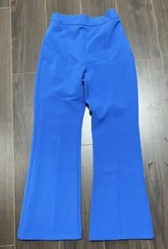 GU ブルー フレアパンツ