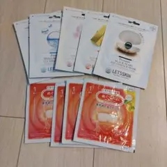 LET'S SKIN フェイスマスク 5枚 めぐりズムアイマスク4枚