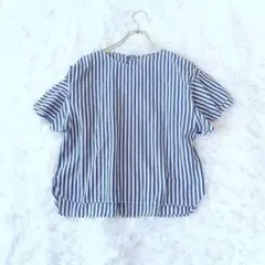 Sonny Label アーバンリサーチ ストライプバタフライスリーブブラウスFのサムネイル