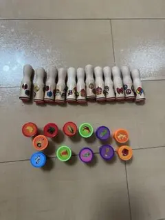 木製スタンプセット 幼児向け
