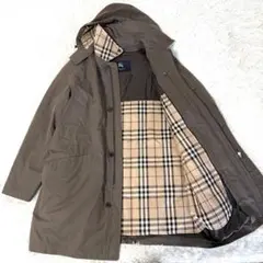 希少 バーバリーロンドン ダウンライナー コート フード ノバチェック 5way