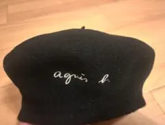 Agnes b アニエスベー黒 ベレー帽