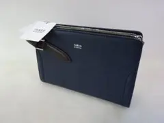 【新品・本物】TAKEO KIKUCHI クラッチバッグ/紺￥22,000-