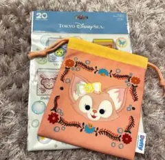 リーナベル 巾着 ハートフェルトレターズオブフレンドシップ ダッフィー