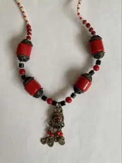 アフリカ　ネックレス　ハンドメイド
