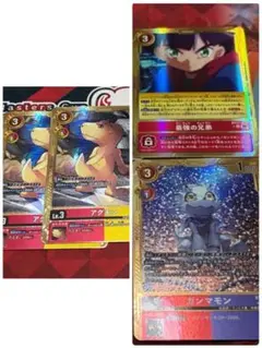 數碼寶貝卡牌 伽馬獸 金框 套裝