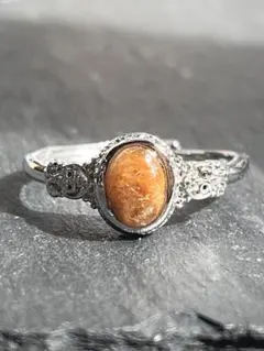 ルチルクォーツ　リング　真鍮　№12