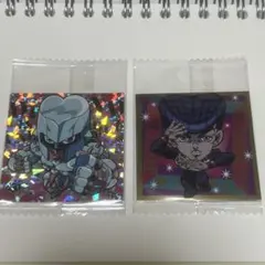 ジョジョ4部シールウエハースDU ACT1《東方仗助セット》