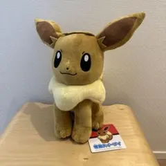 希少 完売品⭐️新品タグ付き⭐️イーブイ ⭐️ぬいぐるみ　等身大　ポケモンセンター限定 ポケモンセンター 等身大ぬいぐるみセット