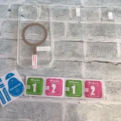 iPhone14pro 6.1インチ 保護フィルム2枚 クリアカバー