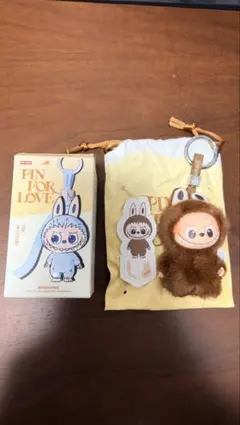 【L】ラブブ ぬいぐるみ イニシャル PIN FOR LOVE 新品