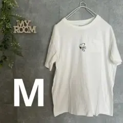 UNQLO ユニクロ コラボ レディース スヌーピー Tシャツ 白 ホワイト M