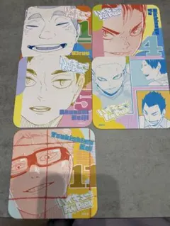 ハイキュー！！　ファンパーク　アートコースター　月島　赤葦　西谷
