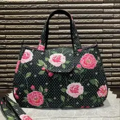 ハンドメイド＊蓋付きトートバック・キャスキッドソン