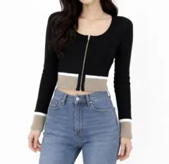 【期間限定値下げ】【新品未使用】GYDA ジェイダ ショートニットカーディガン