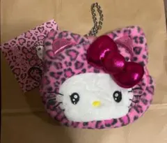 本日限定販売 サンリオ ハローキティ ギャルネコ フェイス形ポーチ キティ