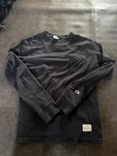 Champion ロンT ロンティー　長袖　カットソー ブラック Sのサムネイル
