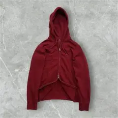 00s OLD UNIQLO zip up hoodie Y2K red S