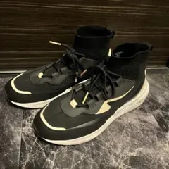 ZARA コントラストハイカットスニーカー　40